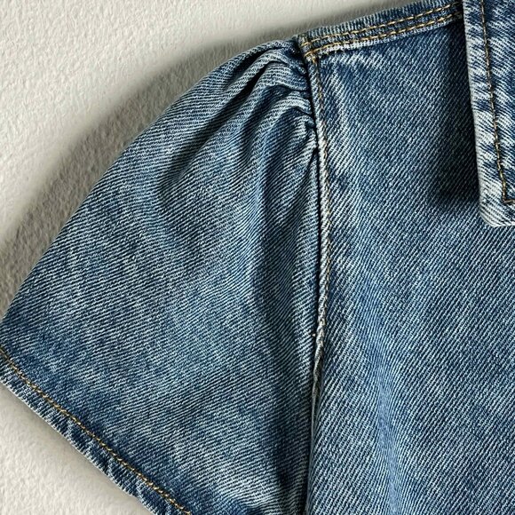 Kids Denim Jumpsuit - Picture 9 of 9